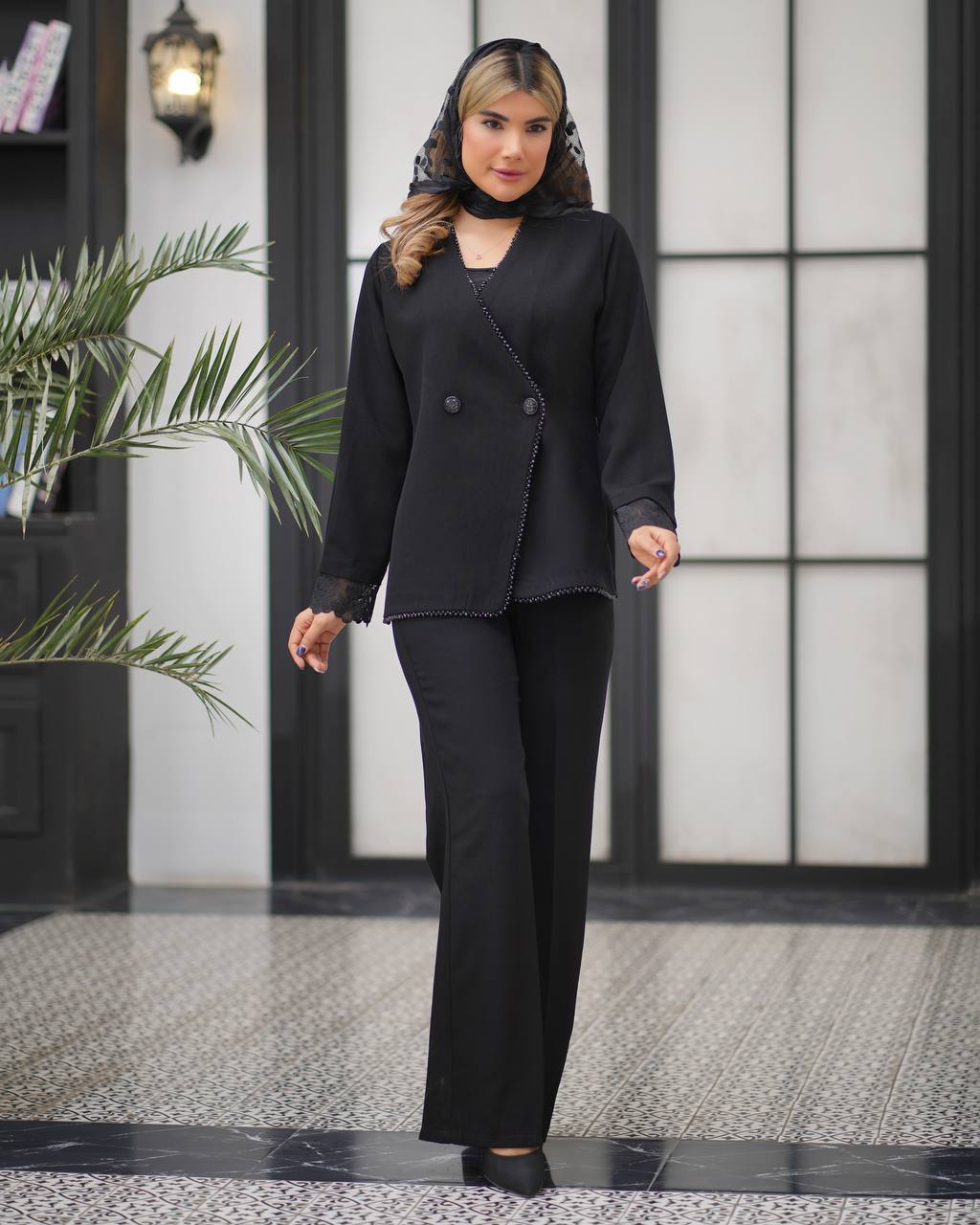 کت و شلوار رسمی سنگ دوزی شده